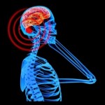چگونگی تابش امواج امواج از موبایل در حال مکالمه